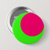 Crescent Neon Duo Aangepaste Knop Ronde Button 7,6 Cm (Voorkant /achterkant)