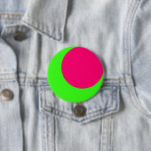 Crescent Neon Duo Aangepaste Knop Ronde Button 7,6 Cm (In situ)