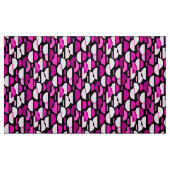 Crescent Pattern 010921 - Magenta Roze Stof (Fat Quarter)