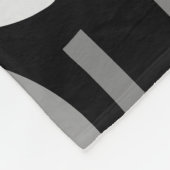 Crescent Pattern 010921 - Monochrome Fleece Deken (Hoek)