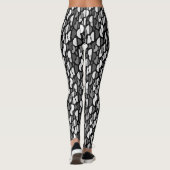 Crescent Pattern 010921 - Monochrome Leggings (Achterkant)