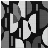 Crescent Pattern 010921 - Monochrome Stof (Close Up)