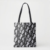 Crescent Pattern 010921 - Monochrome Tote Bag (Voorkant)
