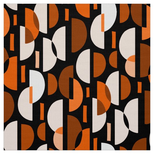 Crescent Pattern 010921 - Oranje Stof (Swatch)