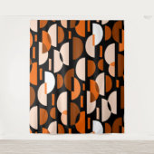 Crescent Pattern 010921 - Oranje Wandkleed (Voorkant)