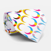 Crescent Pride Flag Moons Stropdas (Opgerold)