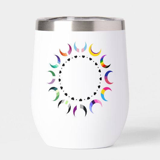 Crescent Pride Moons & Black Hearts (Achterkant)