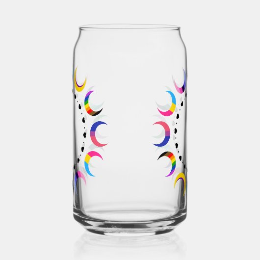 Crescent Pride Moons & Black Hearts Blikvorm Glas (Links)