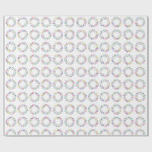 Crescent Pride Moons & Black Hearts Cadeaupapier (Vlak)