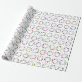 Crescent Pride Moons & Black Hearts Cadeaupapier (Uitgerold)