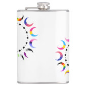 Crescent Pride Moons & Black Hearts Heupfles (Voorkant)