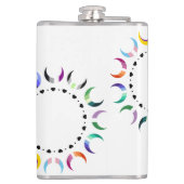 Crescent Pride Moons & Black Hearts Heupfles (Achterkant)