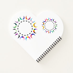 Crescent Pride Moons & Black Hearts Notitieboek