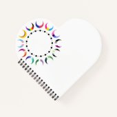 Crescent Pride Moons & Black Hearts Notitieboek (Voorkant)