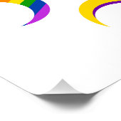 Crescent Pride Moons & Black Hearts Perfect Poster (Hoek)