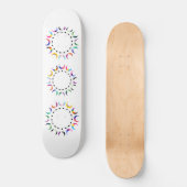 Crescent Pride Moons & Black Hearts Persoonlijk Skateboard (Voorkant)