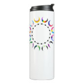 Crescent Pride Moons & Black Hearts Thermosbeker (Gedraaid links)