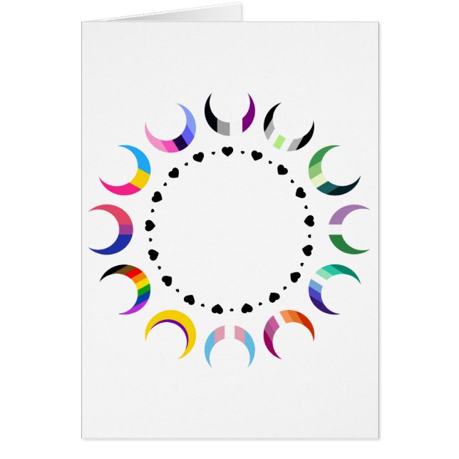 Crescent Pride Moons & Heart Ring (Voorkant)