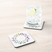 Crescent Pride Moons & Heart Ring Bier Onderzetter (Rechterzijde)