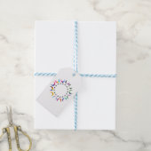 Crescent Pride Moons & Heart Ring Cadeaulabel (Met Touw)