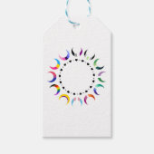 Crescent Pride Moons & Heart Ring Cadeaulabel (Voorkant)