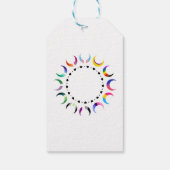 Crescent Pride Moons & Heart Ring Cadeaulabel (Achterkant)