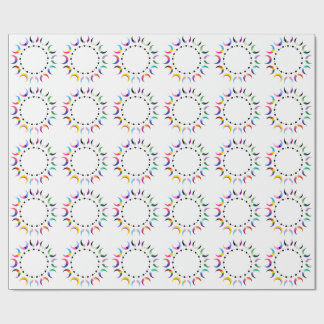 Crescent Pride Moons & Heart Ring Cadeaupapier