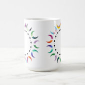 Crescent Pride Moons & Heart Ring Koffiemok (Center)