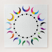 Crescent Pride Moons & Heart Ring Legpuzzel (Horizontaal)