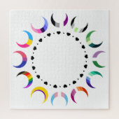 Crescent Pride Moons & Heart Ring Legpuzzel (Verticaal)