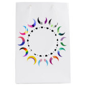 Crescent Pride Moons & Heart Ring Medium Cadeauzakje (Voorkant)
