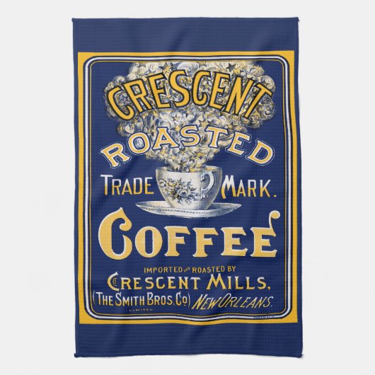 Crescent Roasted Coffee Theedoek (Verticaal)