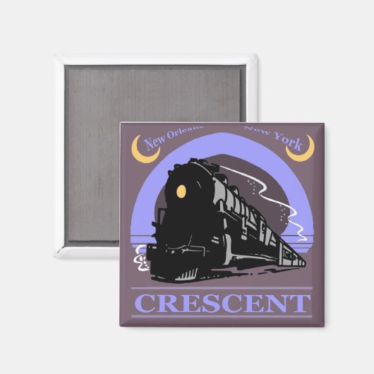Crescent Train Ride Magneet (Voorkant / Achterkant)