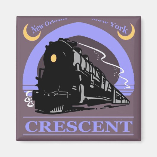 Crescent Train Ride Magneet (Voorkant)