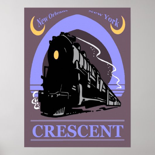 Crescent Train Ride Poster (Voorkant)