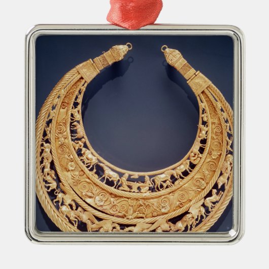 Crescent-vormige pectoris van Tolstaya Mogila Metalen Ornament (Voorkant)