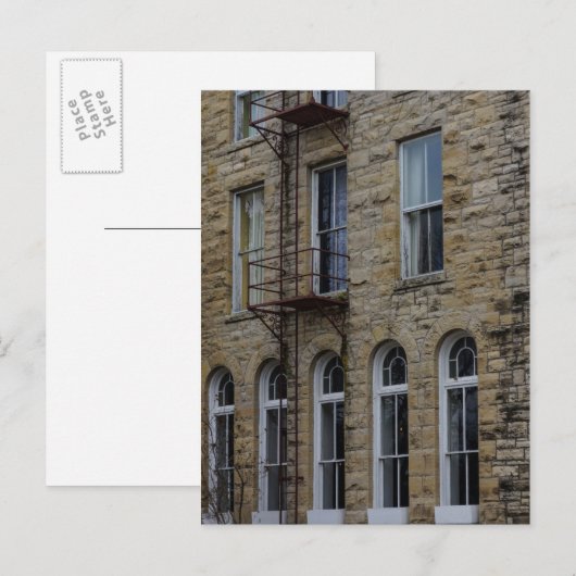 Crescent Wall Briefkaart (Voorkant / Achterkant)