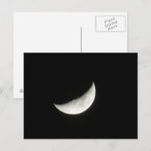 Crescent Waxing Moon Briefkaart (Voorkant / Achterkant)