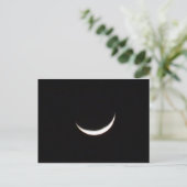 Crescent Winter Moon Briefkaart (Staand voorkant)