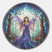 CrescentMoonFairy Ronde Sticker (Voorkant)