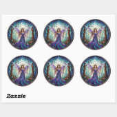 CrescentMoonFairy Ronde Sticker (Vel)