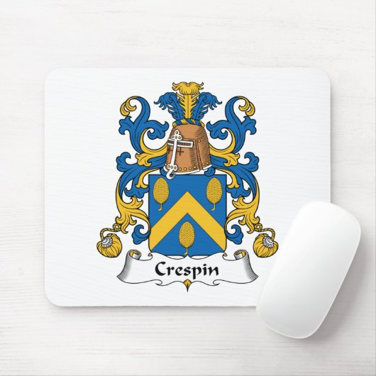Crespin Family Crest Muismat (Met muis)