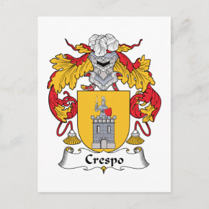 Crespo Family Crest Briefkaart