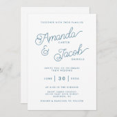 Cressida bruiloft uitnodiging (Voorkant / Achterkant)