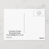 Cressing Temple Briefkaart (Achterkant)