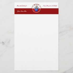 Crest 5,5 x 8,5-inch norduurwerk briefpapier