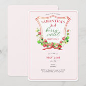 Crest Bow Berry Sweet Waterverf Elke Leeftijd Verj Kaart (Voorkant / Achterkant)