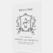  Crest Bruiloft Welkom Acryl Bord (Hoek)