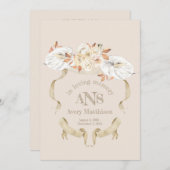 Crest Funeral Program van aangepast Roos Kaart (Voorkant / Achterkant)