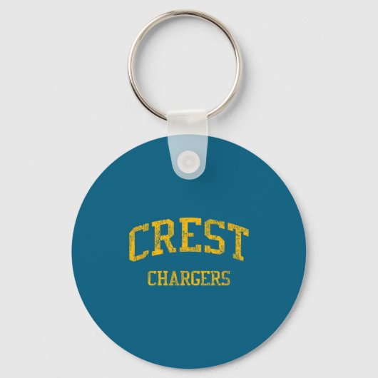 Crest High School Hs Shelby Ontwerp Sleutelhanger (Voorkant)